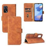 Tinta unita Skin Feel Fibbia magnetica Flip orizzontale Custodia in pelle PU con struttura in vitello con supporto e slot per schede e portafoglio, For OPPO A16, For Samsung Galaxy M32 (Global), For Samsung Galaxy M32 (India), For Sharp Aquos Sense 6