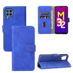 Tinta unita Skin Feel Fibbia magnetica Flip orizzontale Custodia in pelle PU con struttura in vitello con supporto e slot per schede e portafoglio, For OPPO A16, For Samsung Galaxy M32 (Global), For Samsung Galaxy M32 (India), For Sharp Aquos Sense 6
