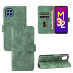Tinta unita Skin Feel Fibbia magnetica Flip orizzontale Custodia in pelle PU con struttura in vitello con supporto e slot per schede e portafoglio, For OPPO A16, For Samsung Galaxy M32 (Global), For Samsung Galaxy M32 (India), For Sharp Aquos Sense 6