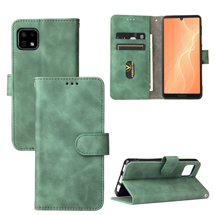Tinta unita Skin Feel Fibbia magnetica Flip orizzontale Custodia in pelle PU con struttura in vitello con supporto e slot per schede e portafoglio, For OPPO A16, For Samsung Galaxy M32 (Global), For Samsung Galaxy M32 (India), For Sharp Aquos Sense 6