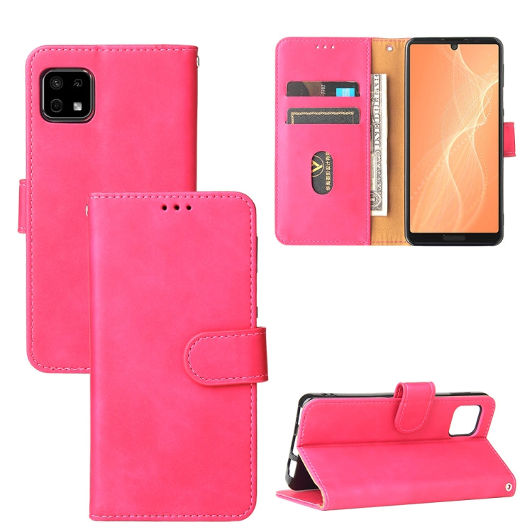 Tinta unita Skin Feel Fibbia magnetica Flip orizzontale Custodia in pelle PU con struttura in vitello con supporto e slot per schede e portafoglio, For OPPO A16, For Samsung Galaxy M32 (Global), For Samsung Galaxy M32 (India), For Sharp Aquos Sense 6