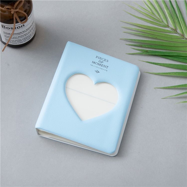 Hollow Heart 64 tasche Photo Book Album Portacarte per Fujifilm Instax Mini 8/7s/70/25/50s/90, Hollow Heart 64 Pockets Sky Blue, Hollow Heart 64 Pockets Light Mint, Hollow Heart 64 Pockets Pink, Hollow Heart 64 Pockets Light Purple