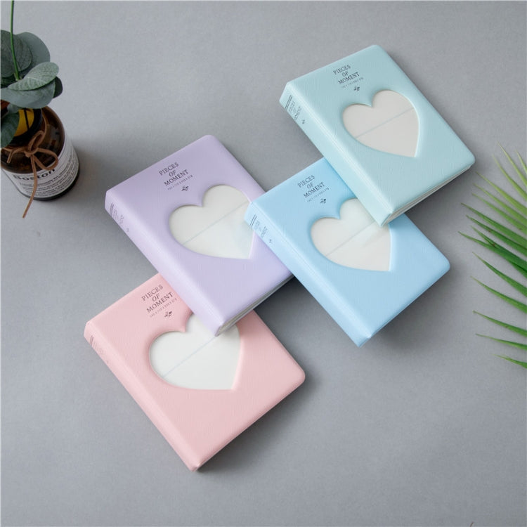 Hollow Heart 64 tasche Photo Book Album Portacarte per Fujifilm Instax Mini 8/7s/70/25/50s/90, Hollow Heart 64 Pockets Sky Blue, Hollow Heart 64 Pockets Light Mint, Hollow Heart 64 Pockets Pink, Hollow Heart 64 Pockets Light Purple
