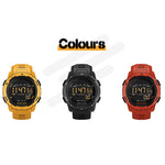NORTH EDGE Mars Men Orologio sportivo intelligente impermeabile digitale luminoso, supporto sveglia e conto alla rovescia e modalità sport