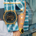 NORTH EDGE Mars Men Orologio sportivo intelligente impermeabile digitale luminoso, supporto sveglia e conto alla rovescia e modalità sport