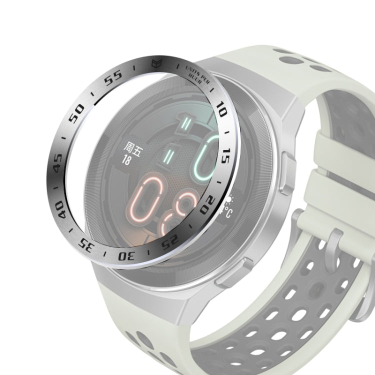 Per Huawei Watch GT2e Smart Watch Anello con castone in acciaio inossidabile, A Version Time, E Version Speed