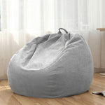 Copridivano per sedia a sacco pigro in velluto a coste, 70x80cm, 85x110cm, 100x120cm