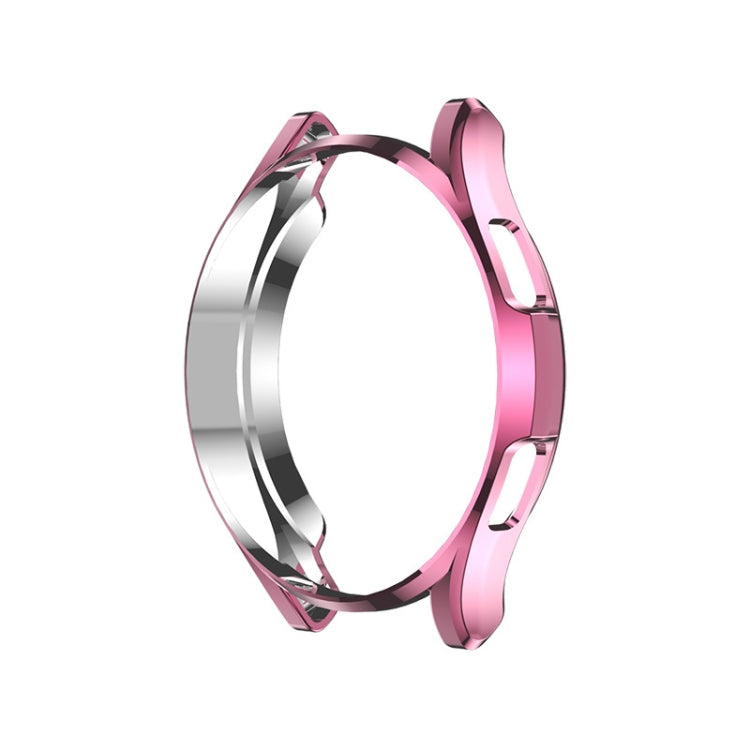 Custodia protettiva in TPU a metà confezione cava galvanica, For Samsung Galaxy Watch4 Classic 42mm, For Samsung Galaxy Watch4 Classic 46mm