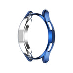 Custodia protettiva in TPU a metà confezione cava galvanica, For Samsung Galaxy Watch4 Classic 42mm, For Samsung Galaxy Watch4 Classic 46mm