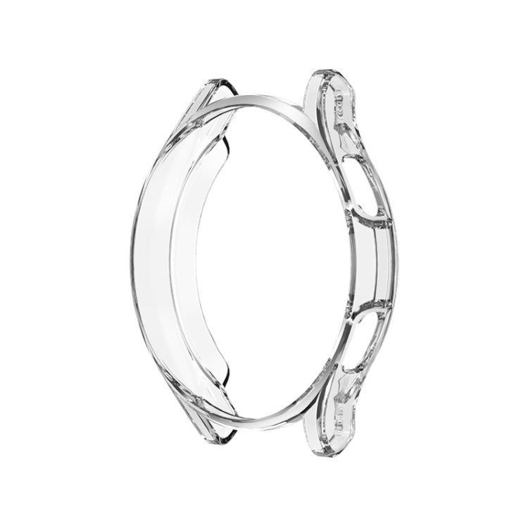 Custodia protettiva in TPU a metà confezione cava galvanica, For Samsung Galaxy Watch4 Classic 42mm, For Samsung Galaxy Watch4 Classic 46mm
