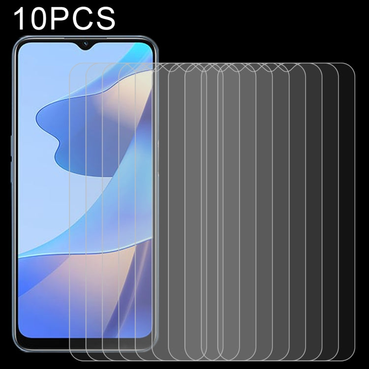 10 pellicole in vetro temperato da 0,26 mm 9H 2,5D, For OPPO A16 / A16S (10 PCS), For OPPO Reno6 4G / Reno6 Z (10 PCS)
