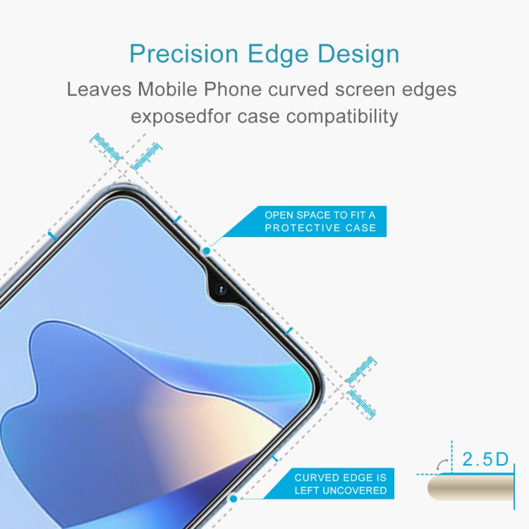 10 pellicole in vetro temperato da 0,26 mm 9H 2,5D, For OPPO A16 / A16S (10 PCS), For OPPO Reno6 4G / Reno6 Z (10 PCS)