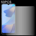 50 pellicole in vetro temperato da 0,26 mm 9H 2,5D, For OPPO A16 / A16S (50 PCS), For OPPO Reno6 4G / Reno6 Z (50 PCS)