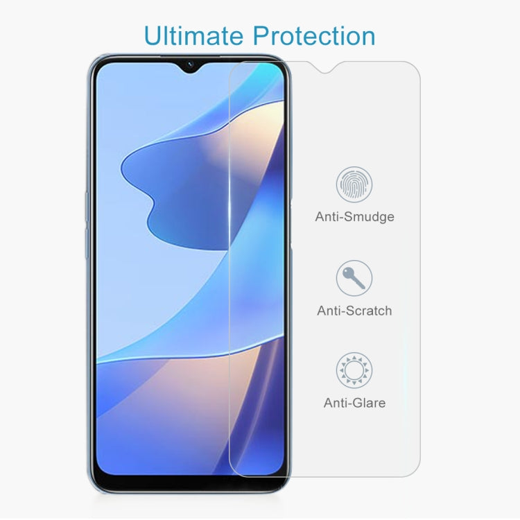 50 pellicole in vetro temperato da 0,26 mm 9H 2,5D, For OPPO A16 / A16S (50 PCS), For OPPO Reno6 4G / Reno6 Z (50 PCS)