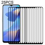 Pellicola protettiva per schermo in vetro temperato a copertura totale con colla intera da 25 pezzi, For OPPO Reno6 4G / Reno6 Z (25 PCS), For Asus Zenfone 8 (25 PCS), For OPPO A16 / A16S (25 PCS), For Asus Zenfone 8 Flip (25 PCS)