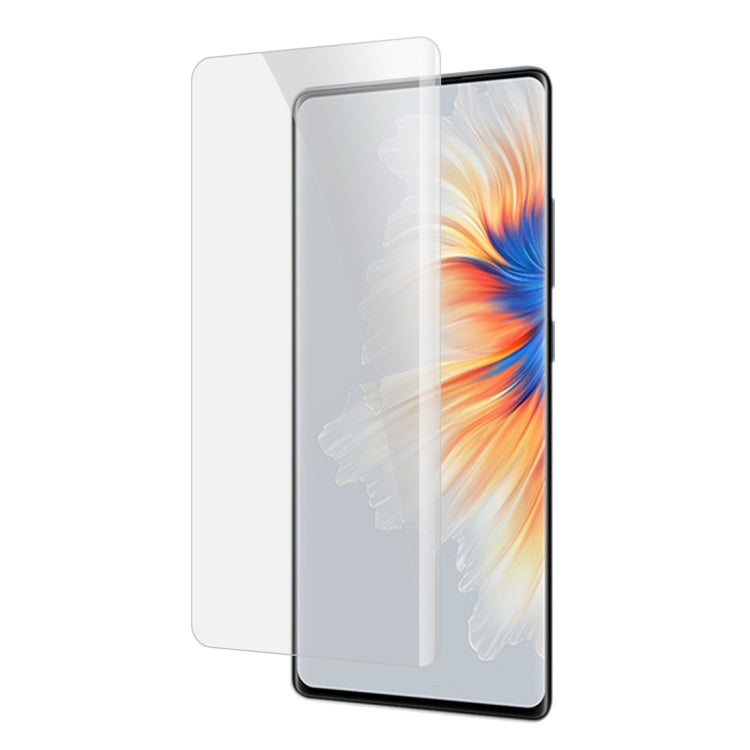 Pellicola in vetro temperato a colla piena curva liquida UV, For Xiaomi Mi Mix 4