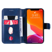 Classic Calf Texture PU + TPU Custodia in pelle a conchiglia orizzontale con supporto e slot per carte e portafoglio, For iPhone 13 mini, For iPhone 13, For iPhone 13 Pro, For iPhone 13 Pro Max