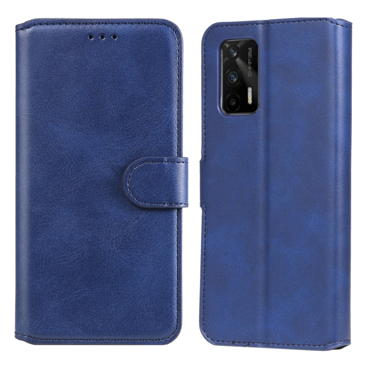 Classic Calf Texture PU + TPU Custodia in pelle a conchiglia orizzontale con supporto e slot per carte e portafoglio, For OPPO Realme GT 5G