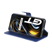 Classic Calf Texture PU + TPU Custodia in pelle a conchiglia orizzontale con supporto e slot per carte e portafoglio, For OPPO Realme GT 5G
