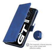 Classic Calf Texture PU + TPU Custodia in pelle a conchiglia orizzontale con supporto e slot per carte e portafoglio, For OPPO Realme GT 5G