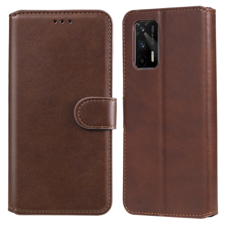 Custodia portafoglio in pelle PU e TPU per Realme GT 5G