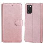 Custodia portafoglio in pelle PU e TPU per Galaxy A03s
