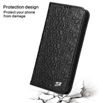 Custodia portafoglio in pelle con slot carte per iPhone 13 Pro Ma