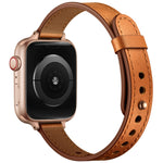 Cinturino di ricambio per cinturino in pelle stile coppia da 14 mm per Apple Watch Series, 7 41mm / 6 & SE & 5 & 4 40mm / 3 & 2 & 1 38mm, 7 45mm / 6 & SE & 5 & 4 44mm / 3 & 2 & 1 42mm