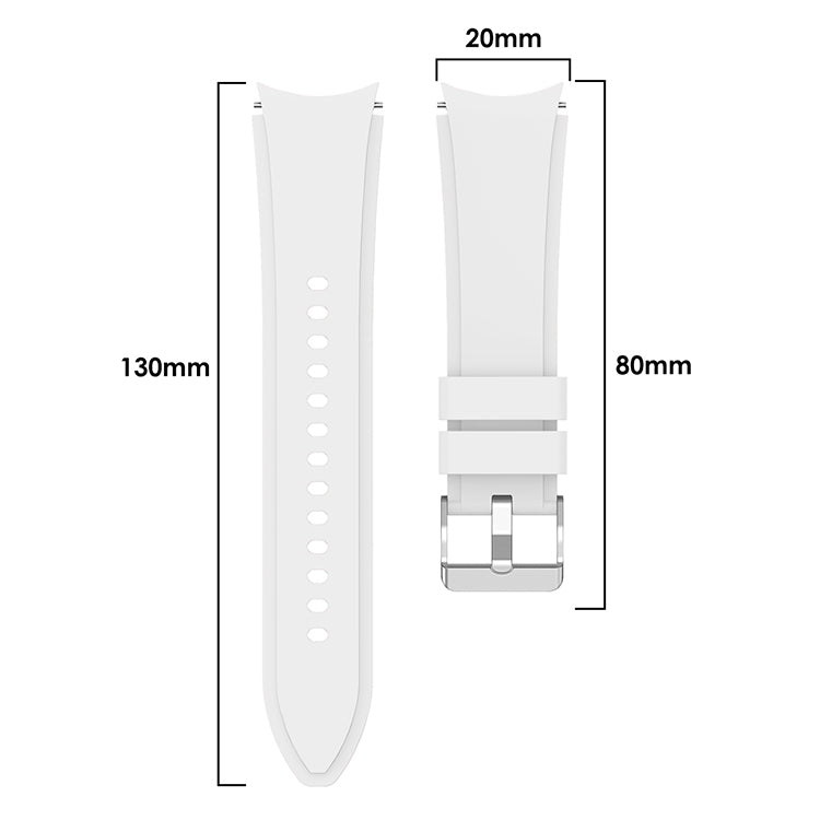 Cinturino di ricambio in silicone, For Samsung Galaxy Watch4 40mm, For Samsung Galaxy Watch4 44mm
