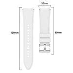 Cinturino di ricambio in silicone, For Samsung Galaxy Watch4 Classic 42mm, For Samsung Galaxy Watch4 Classic 46mm