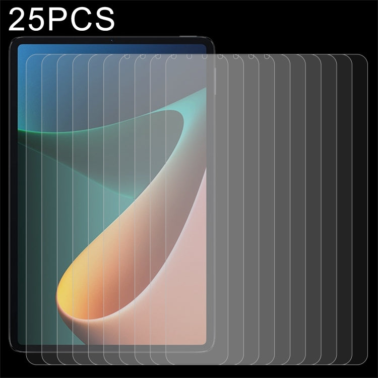 25 PZ 9H 2.5D Pellicola in vetro temperato antideflagrante, For Xiaomi Pad 5 (25 PCS)