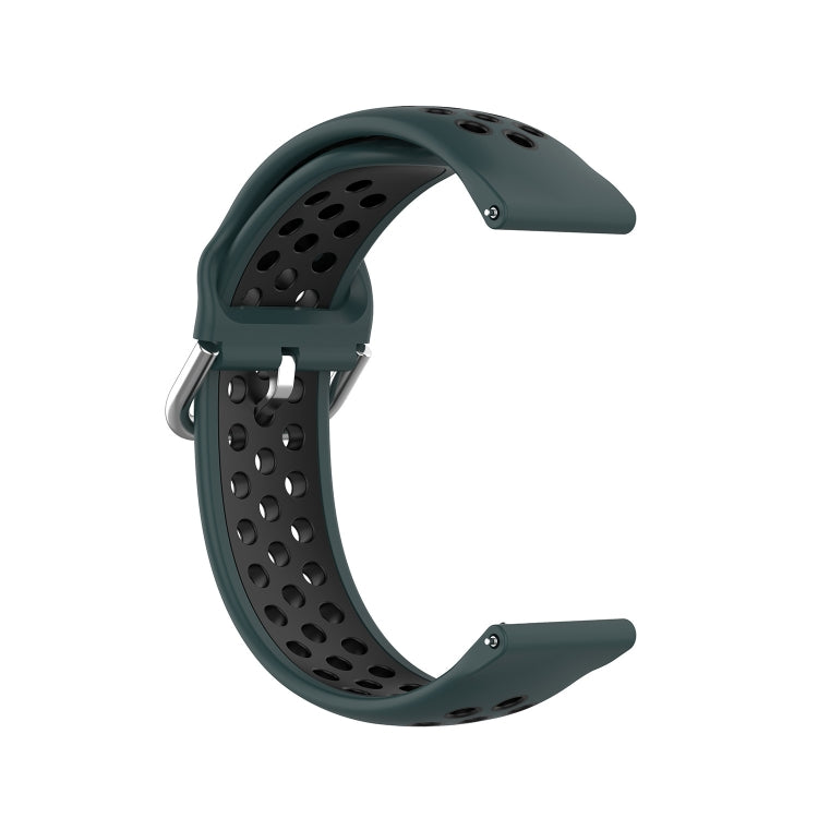 Cinturino di ricambio in silicone bicolore, For Samsung Galaxy Watch4 44mm