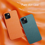 Cover posteriore in pelle per iPhone 13 Pro Max