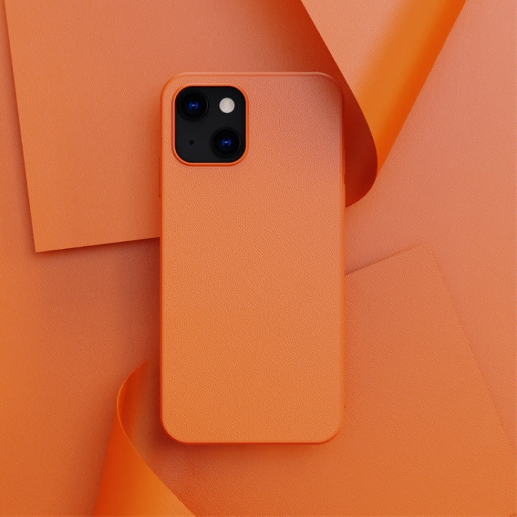 Cover posteriore in pelle per iPhone 13 Pro Max