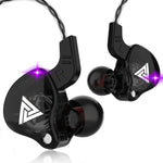 QKZ AK6 Auricolare sportivo con subwoofer cablato in-ear da 3,5 mm, lunghezza del cavo: circa 1,2 m, 1 PCS, 1 Pair