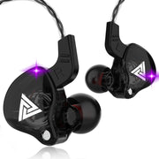 QKZ AK6 Auricolare sportivo con subwoofer cablato in-ear da 3,5 mm, lunghezza del cavo: circa 1,2 m, 1 PCS, 1 Pair