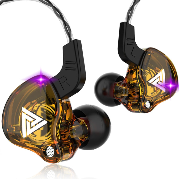 QKZ AK6 Auricolare sportivo con subwoofer cablato in-ear da 3,5 mm, lunghezza del cavo: circa 1,2 m, 1 PCS, 1 Pair