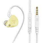 QKZ AK6-X Auricolare sportivo con subwoofer cablato in-ear da 3,5 mm con microfono, lunghezza del cavo: circa 1,2 m, 1 PCS