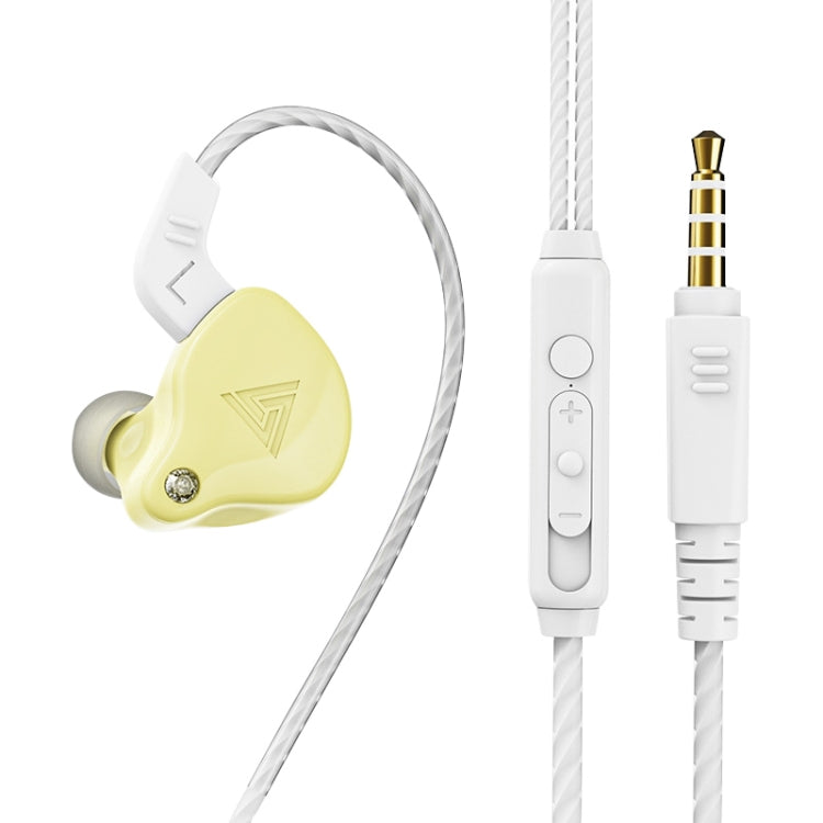 QKZ AK6-X Auricolare sportivo con subwoofer cablato in-ear da 3,5 mm con microfono, lunghezza del cavo: circa 1,2 m, 1 PCS