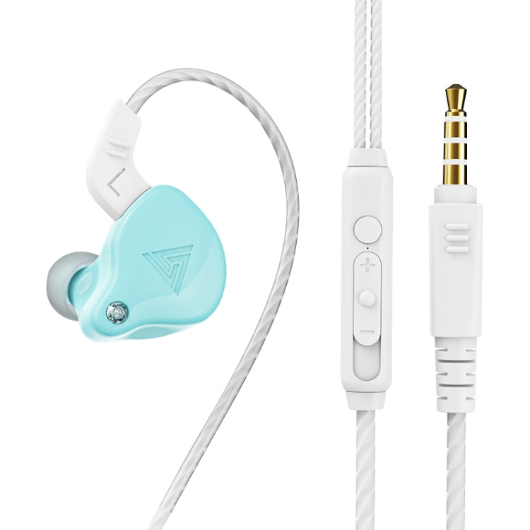QKZ AK6-X Auricolare sportivo con subwoofer cablato in-ear da 3,5 mm con microfono, lunghezza del cavo: circa 1,2 m, 1 PCS