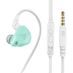 QKZ AK6-X Auricolare sportivo con subwoofer cablato in-ear da 3,5 mm con microfono, lunghezza del cavo: circa 1,2 m, 1 PCS