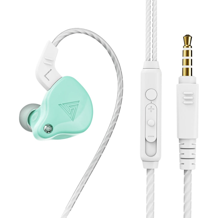 QKZ AK6-X Auricolare sportivo con subwoofer cablato in-ear da 3,5 mm con microfono, lunghezza del cavo: circa 1,2 m, 1 PCS