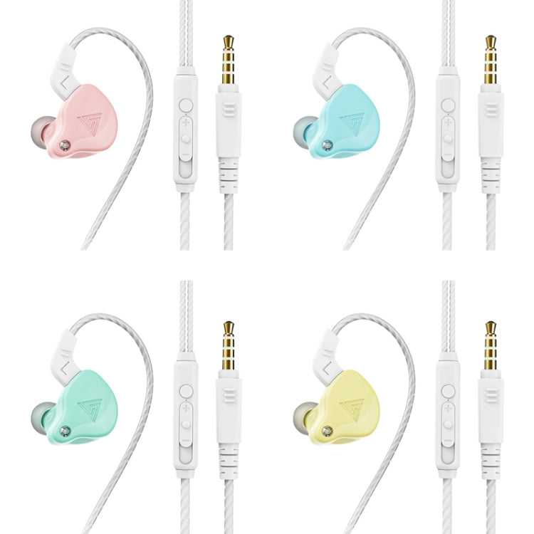 QKZ AK6-X Auricolare sportivo con subwoofer cablato in-ear da 3,5 mm con microfono, lunghezza del cavo: circa 1,2 m, 1 PCS