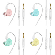 QKZ AK6-X Auricolare sportivo con subwoofer cablato in-ear da 3,5 mm con microfono, lunghezza del cavo: circa 1,2 m, 1 PCS