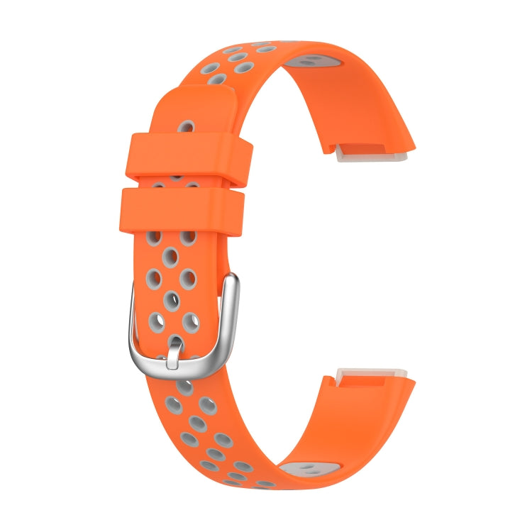 Cinturino di ricambio in silicone bicolore, For Fitbit Luxe