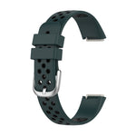 Cinturino di ricambio in silicone bicolore, For Fitbit Luxe