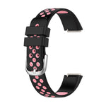 Cinturino di ricambio in silicone bicolore, For Fitbit Luxe