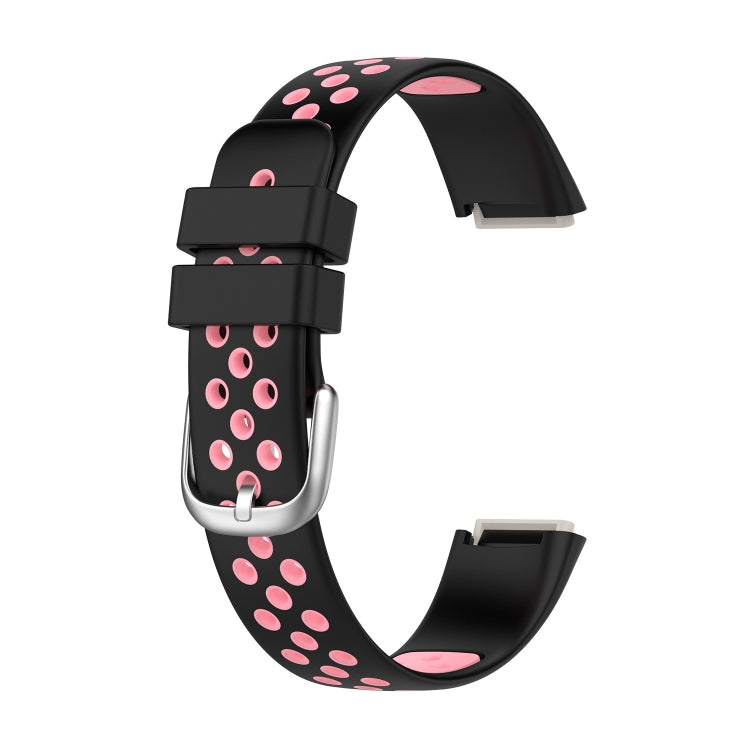 Cinturino di ricambio in silicone bicolore, For Fitbit Luxe