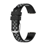 Cinturino di ricambio in silicone bicolore, For Fitbit Luxe