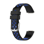 Cinturino di ricambio in silicone bicolore, For Fitbit Luxe